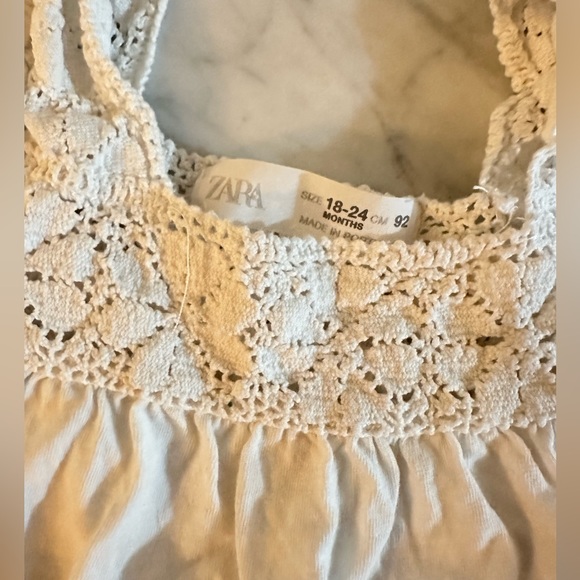 Zara Eyelet short tee top size: 18-24 months - Picture 4 of 4